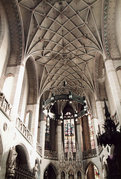 Vorschaubild Wittenberg, Schlosskirche, Langhaus Netzgewölbe